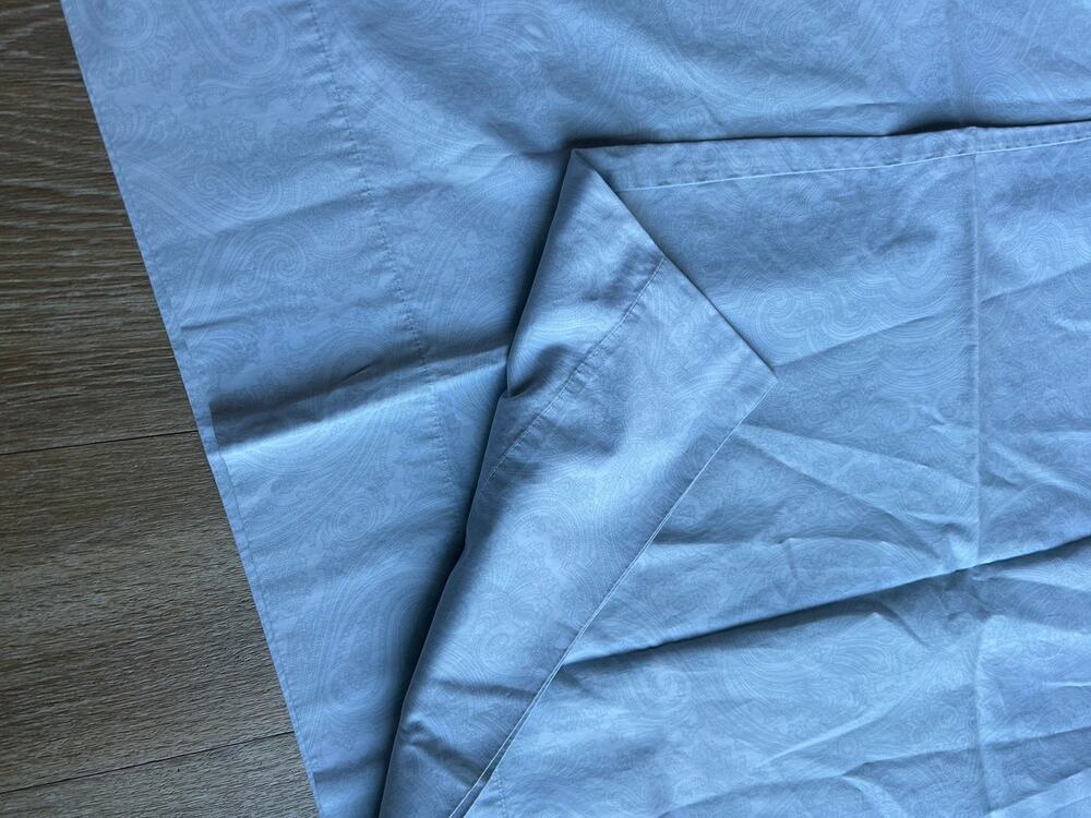 American living luxurycottage StandardPillowcase Set BluePaisley Bedding Lot of2